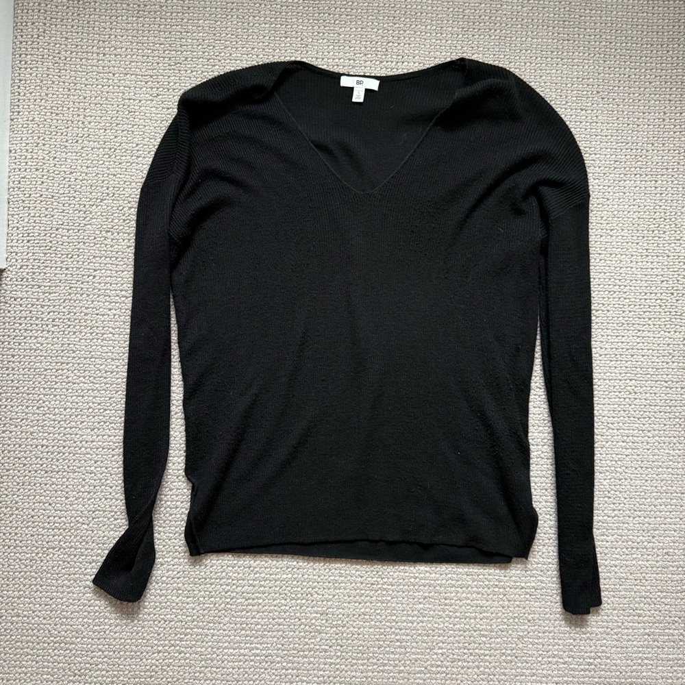 BP Black V-Neck Sweater